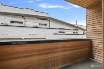 Private balcony