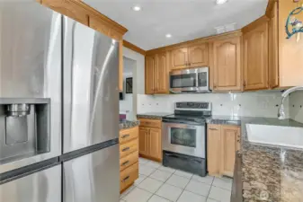 All appliances stay.