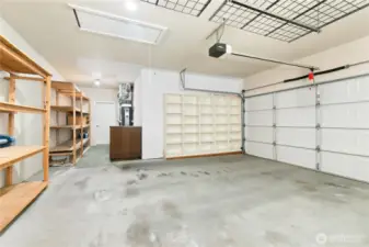 Peep all that storage - all garage built-ins, shelving and storage included in home sale.