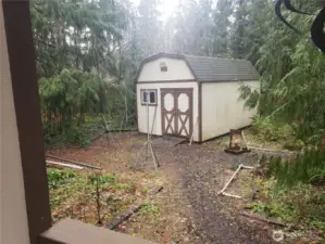 One of the outbuildings