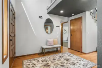 The welcoming large entryway sets the tone for this inviting home.