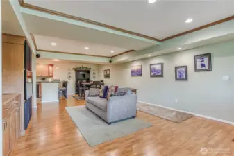 Lower living area
