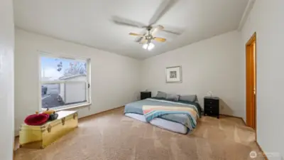 Primary Bedroom - plenty of space for a King Bed