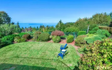 This photo was taken from the deck.