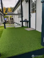 Front porch with turf