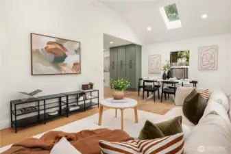 This is a stylish and comfortable great room that you will absolutely love!