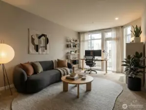 Virtually Staged - Living Area