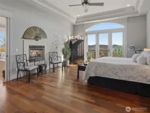 Primary bedroom suite on the main