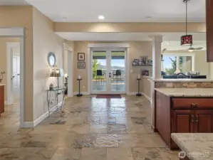 Lower level patio access