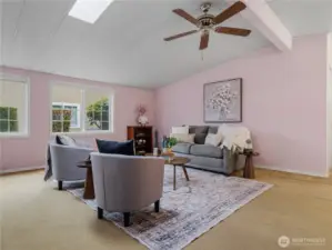 The vinyl windows have been updated.