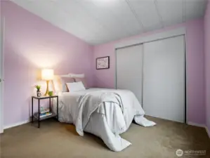 Closet space in this home is ample.