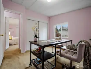 Again, large size closet to store clothes or office supplies.