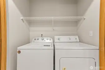 Washer/Dryer upper floor