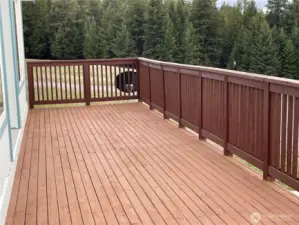 large wrap around deck