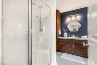 Easy access shower