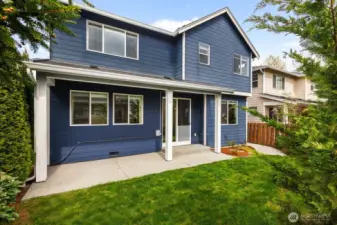 Easy maintenance backyard space