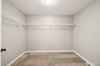 1 of 2 large Closets in the Primary Suite.