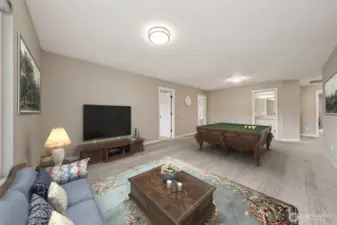 Bonus Room virtually staged.