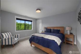 Each room has plenty of space & set up for guests.