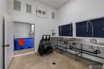 Fish processing & ice rooms. Fish station & ice machine do not convey but may be negotiable.