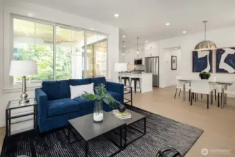 Photos of a staged Marigold home. Surfaces and finishes will vary from subject home.