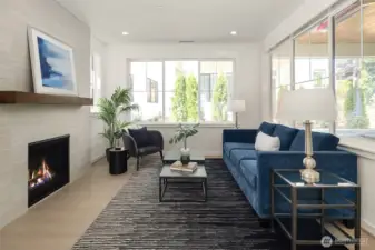 Photos of a staged Marigold home. Surfaces and finishes will vary from subject home.