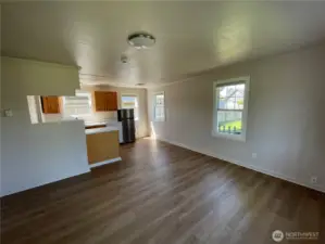 Unit B - Living, Dining and Kitchen