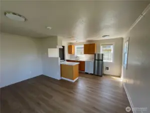 Unit B - Living, Dining and Kitchen