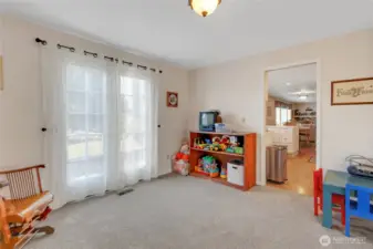 Frech Door leading to the Back Yard