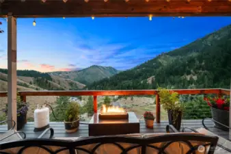 Evening views from main deck