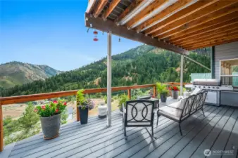 Deck off of living room