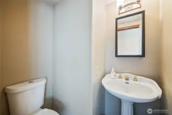 main floor half bath
