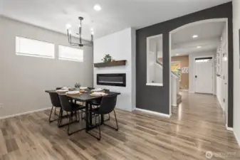 dining room looking towards entry