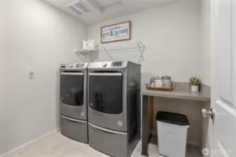 Upstairs laundry
