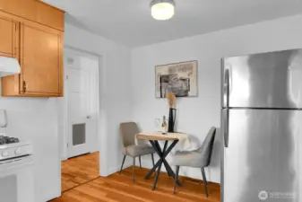 Kitchen dining area