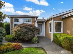 Entrance with no steps makes access to the home easy for everyone