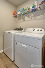 Upstairs laundry room