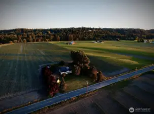 Drone shot, Beautiful Seeting