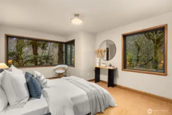 Another bedroom with mesmerizing views.