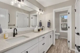 Upstairs Updated Hall Bath