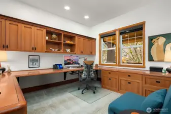 First floor main office (could be 5th bedroom)