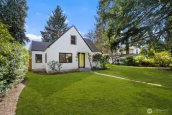 Nestled on a quiet dead-end street, this 1946 Craftsman home invites you to experience a lifestyle that feels both peaceful and connected.