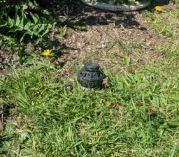 Sprinkler system front and back on timers