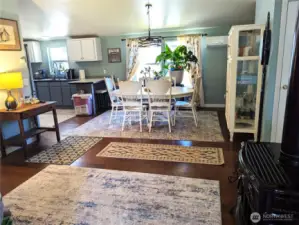 Dining Room with ductless mini-split heat pump