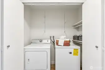 Full size washer and dryer
