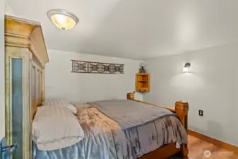 Basement suite bedroom.