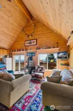 Open floor plan. Main living room.