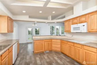 Kitchen from utility room