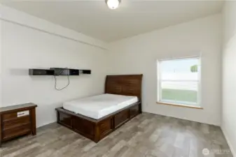 Guest bedroom from hallway