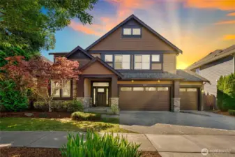 Home on quite street, with rare 4-car garage